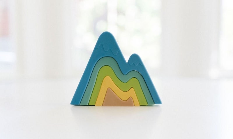 Silicone stacking toy from Etsy Silicone stacking toy from Etsy