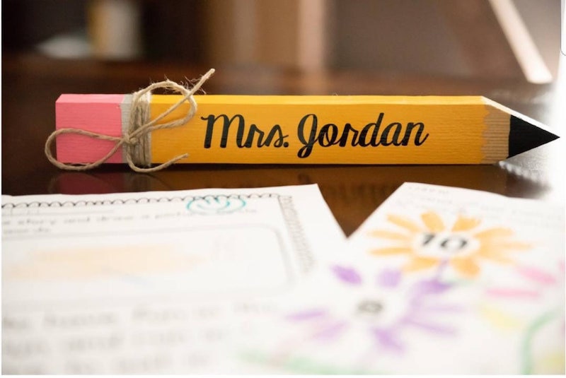 Personalized teacher desk sign with name from Etsy Personalized teacher desk sign with name from Etsy