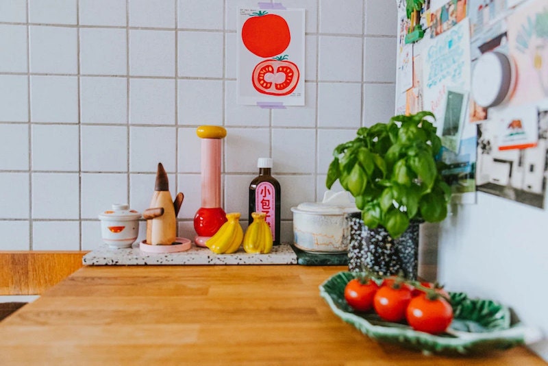 A corner of Frauke's kitchen A corner of Frauke's kitchen