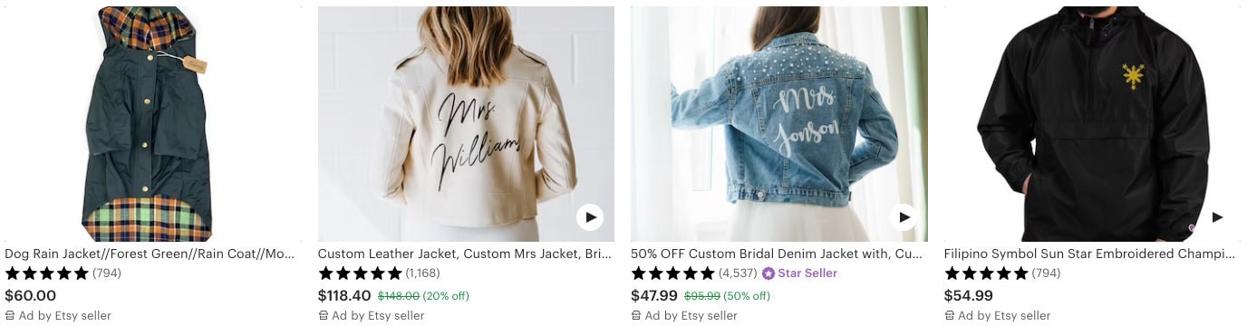 Ad results for the query jacket