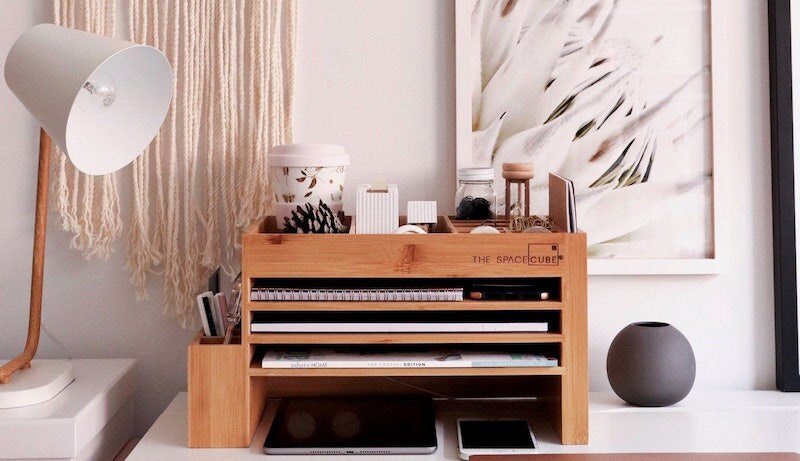 Wood desk organizer for teachers from Etsy Wood desk organizer for teachers from Etsy