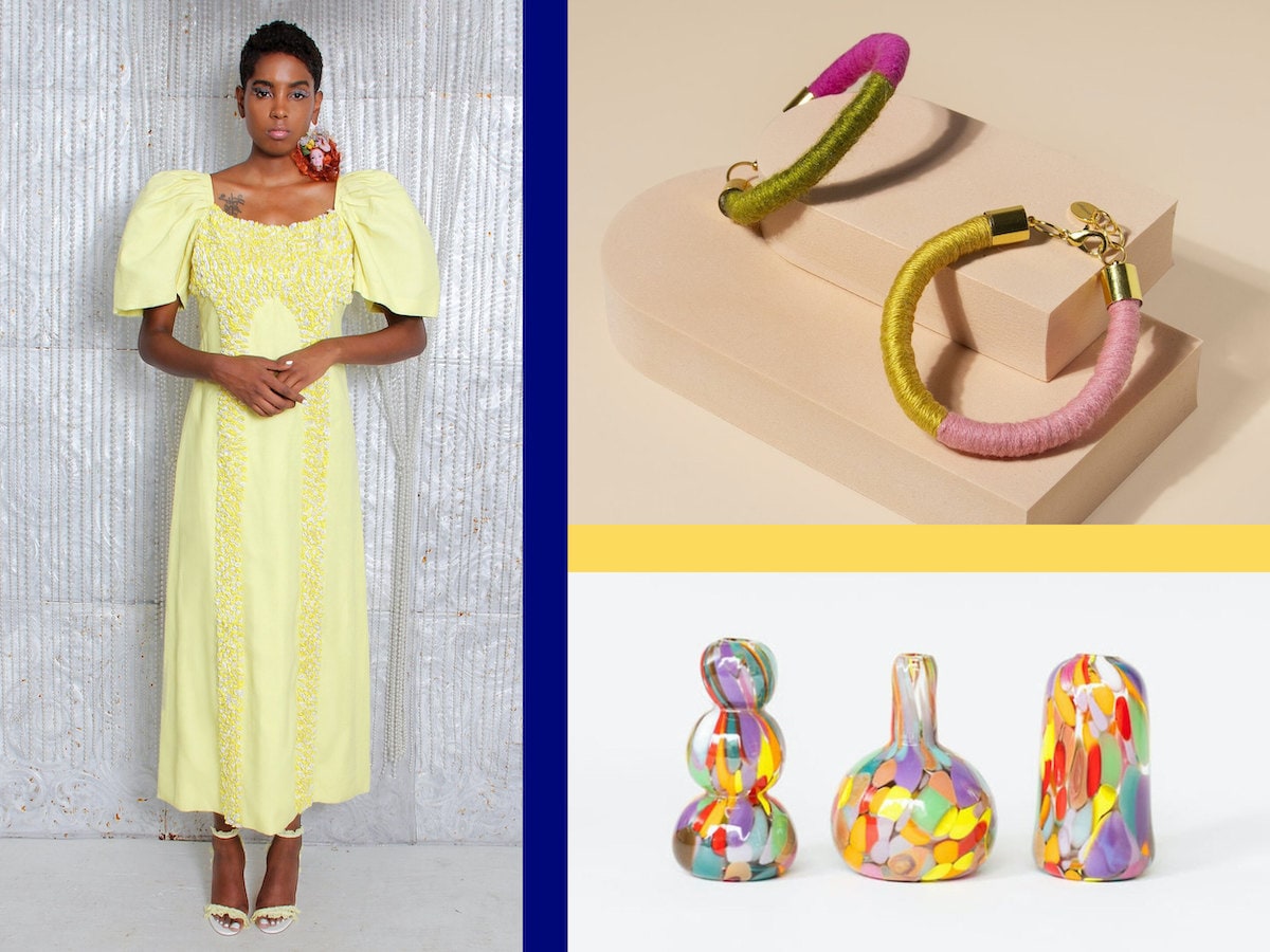 A collage of colourful items from the 2022 Etsy Design Awards Finalists. A collage of colourful items from the 2022 Etsy Design Awards Finalists.