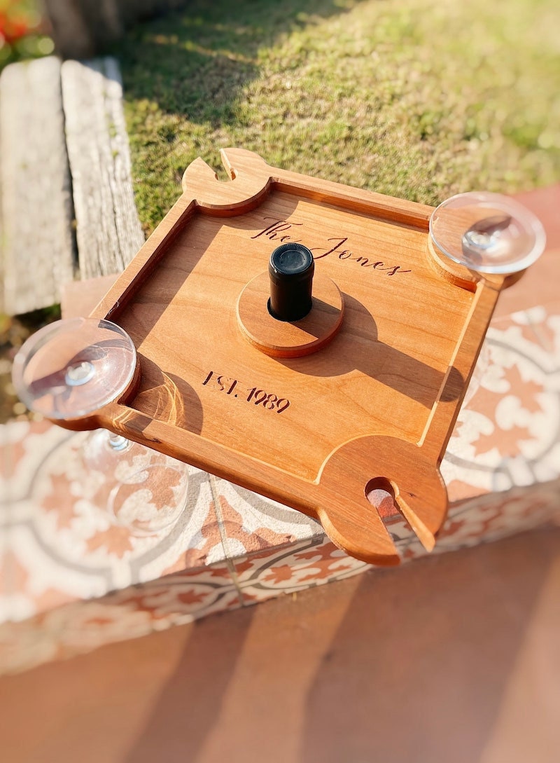 Personalized wine caddy Personalized wine caddy