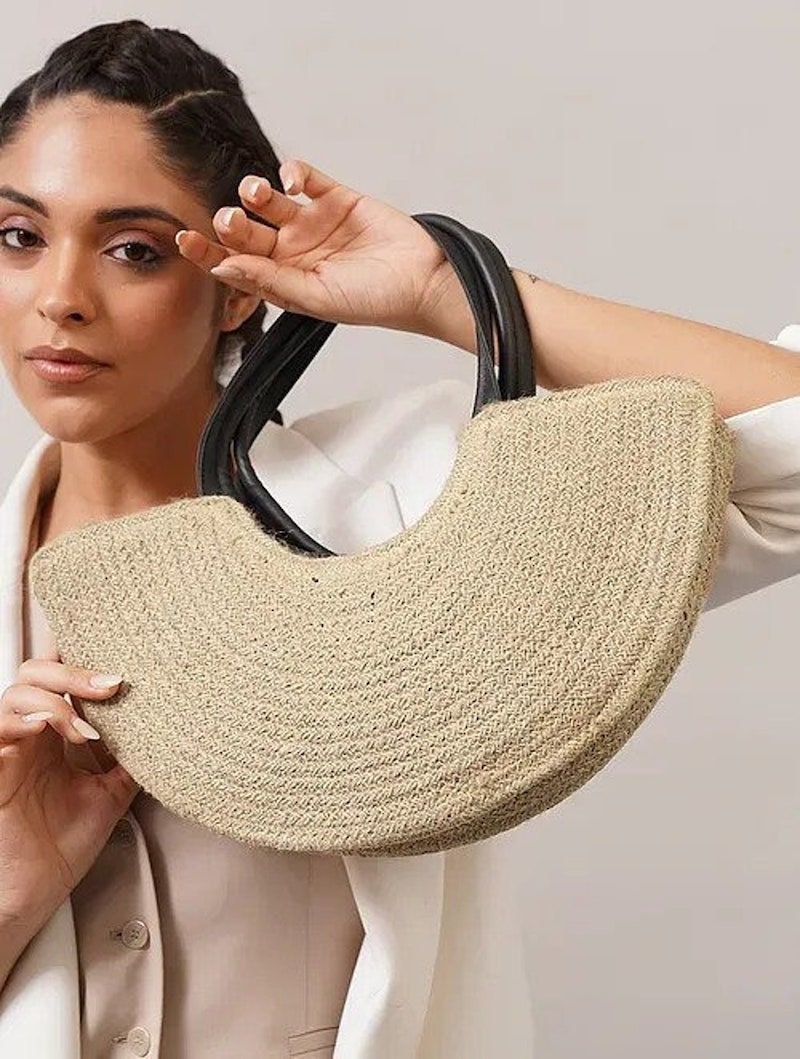 Jute tote bag from Etsy seller JalwaArt