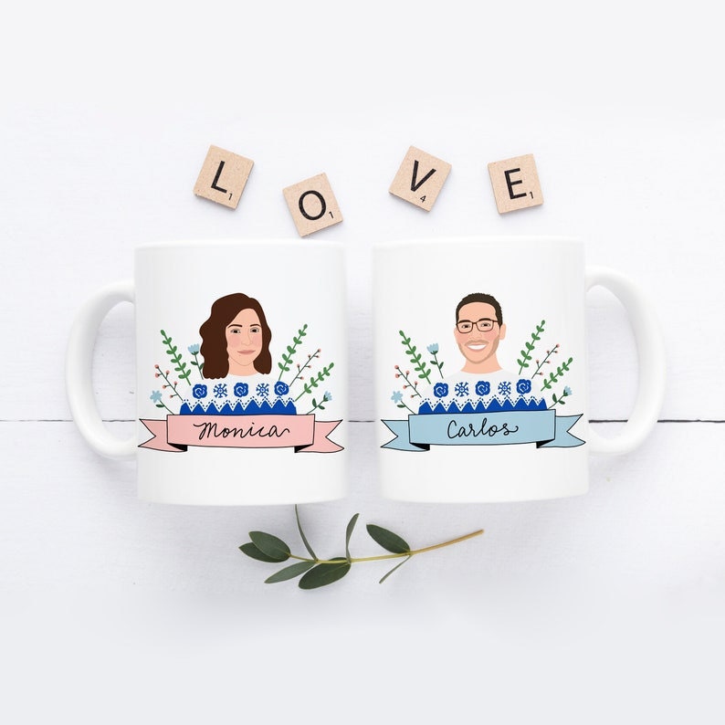 Custom couple mugs from Etsy Custom couple mugs from Etsy
