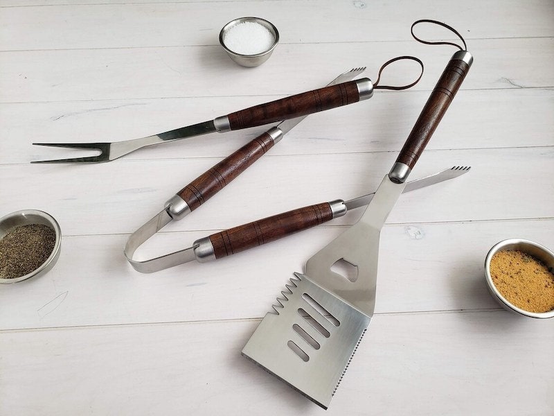 Grill tool set from Etsy