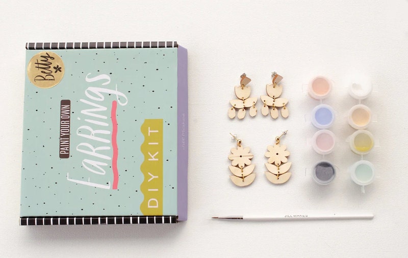 Earring painting kit from Etsy