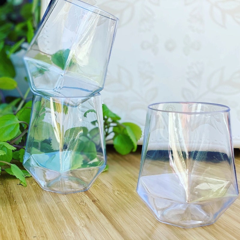 Disposable wine glasses from Etsy