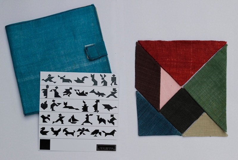 Tangram puzzle from Etsy Seller NinoshkaIndia