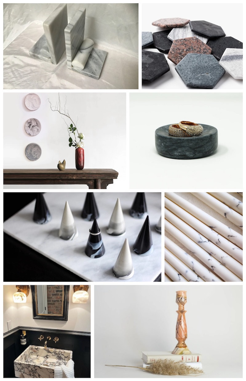 Etsy's marble trend Etsy's marble trend