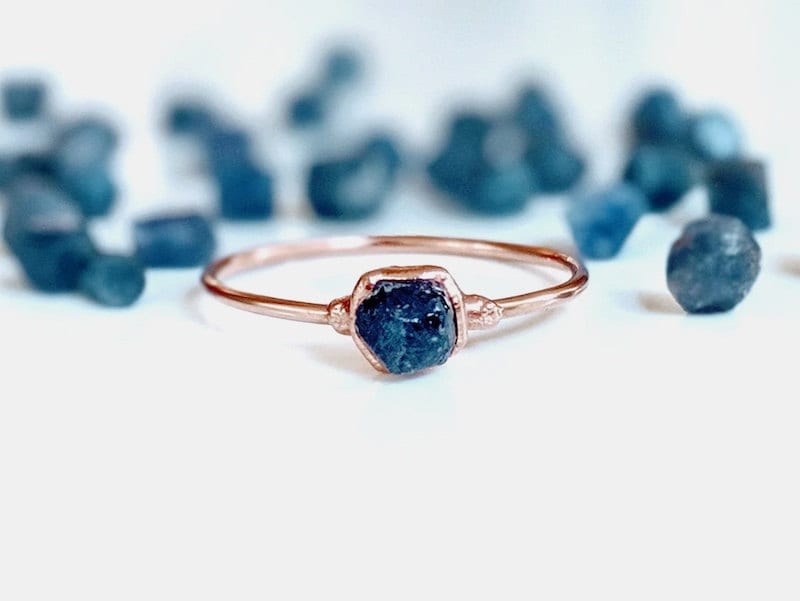 45th wedding anniversary gift idea - sapphire ring