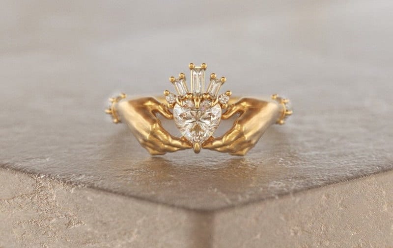 Classic claddagh engagement ring styles from Etsy Classic claddagh engagement ring styles from Etsy