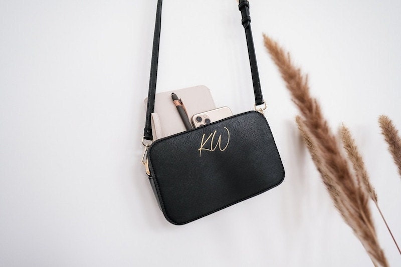 Personalized shoulder bag from Etsy.