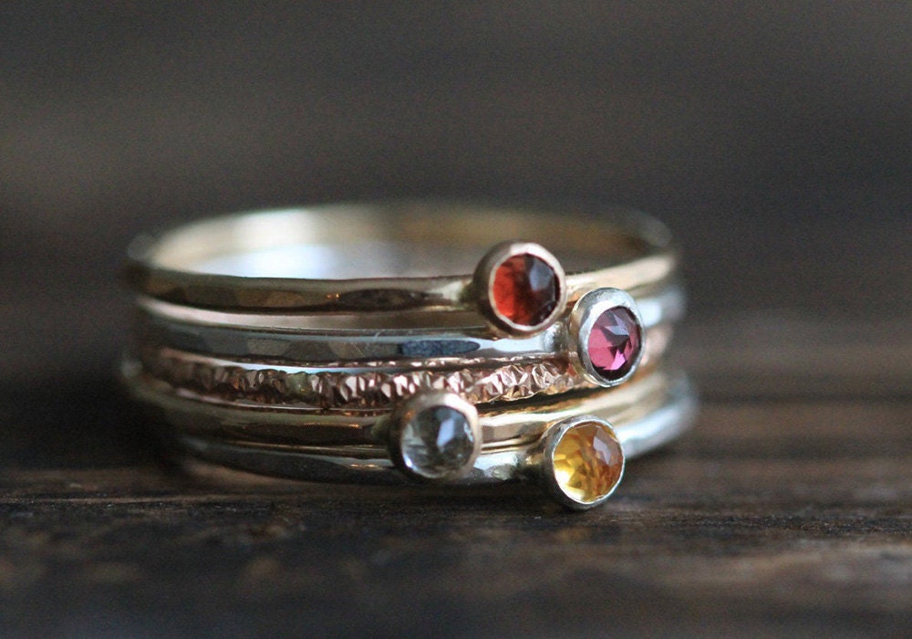 Set of stacking rings