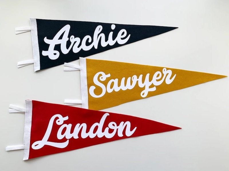 Personalized name flag