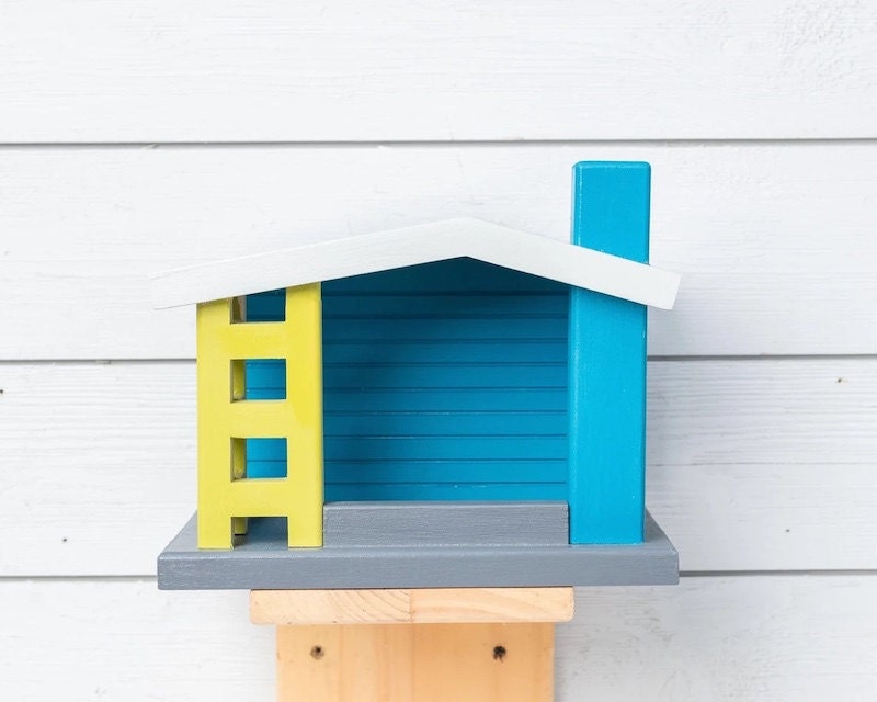 Colorful bird feeder from Etsy