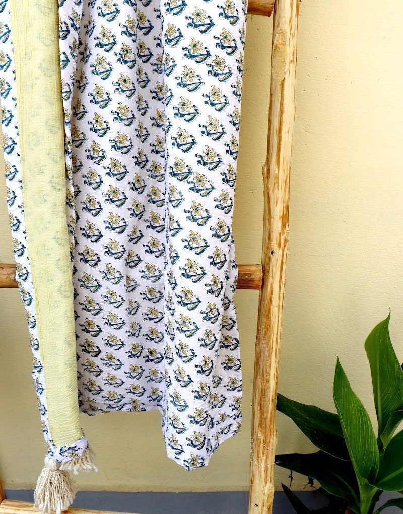 Block-print throw from Etsy seller Chezshipra