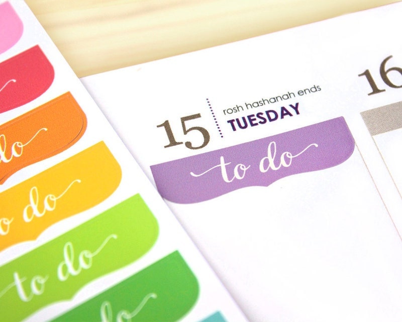To Do stickers for teacher gifts from Etsy To Do stickers for teacher gifts from Etsy