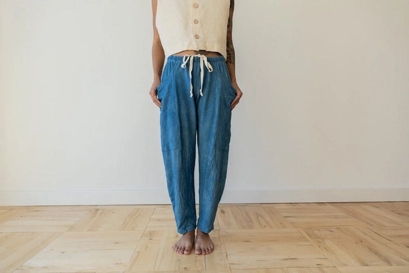 Hemp lounge pants from Etsy