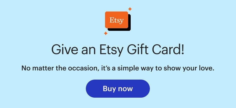 Give an Etsy Gift Card