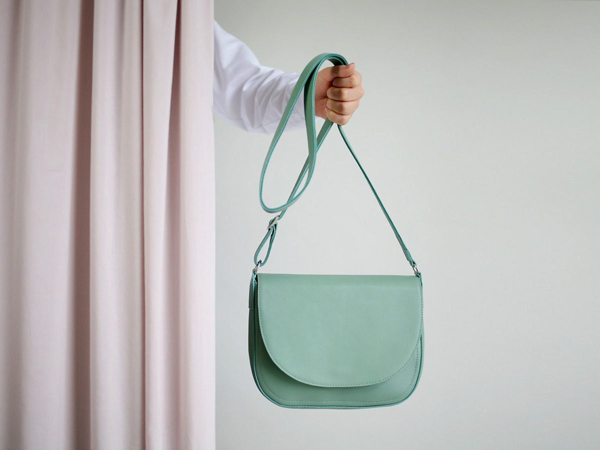 Minimal, Colorful Leather Bags and Accessories From Alex Bender on Etsy ...
