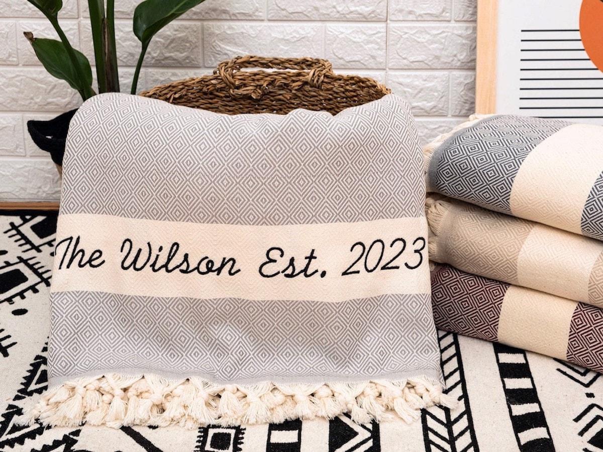 The Best Personalized Throw Blankets + Baby Blankets 2023