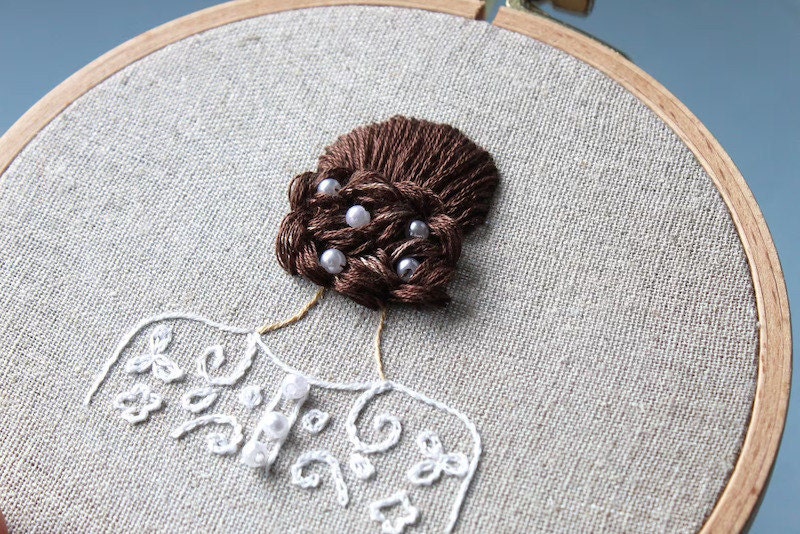 Hair embroidery online class