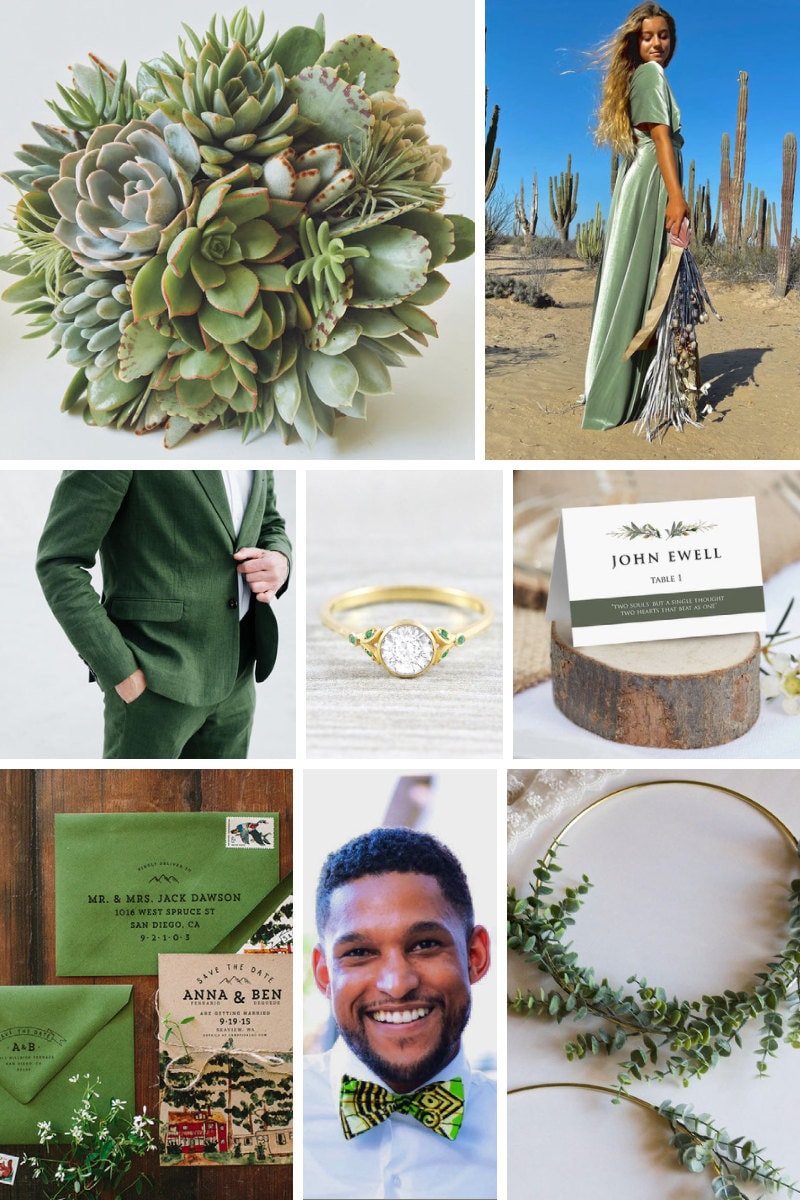 Wedding Color Ideas for Every Season Etsy
