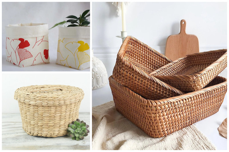 Baskets from Etsy