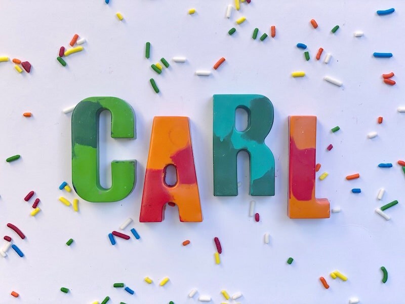 Personalized name crayons from Etsy Personalized name crayons from Etsy