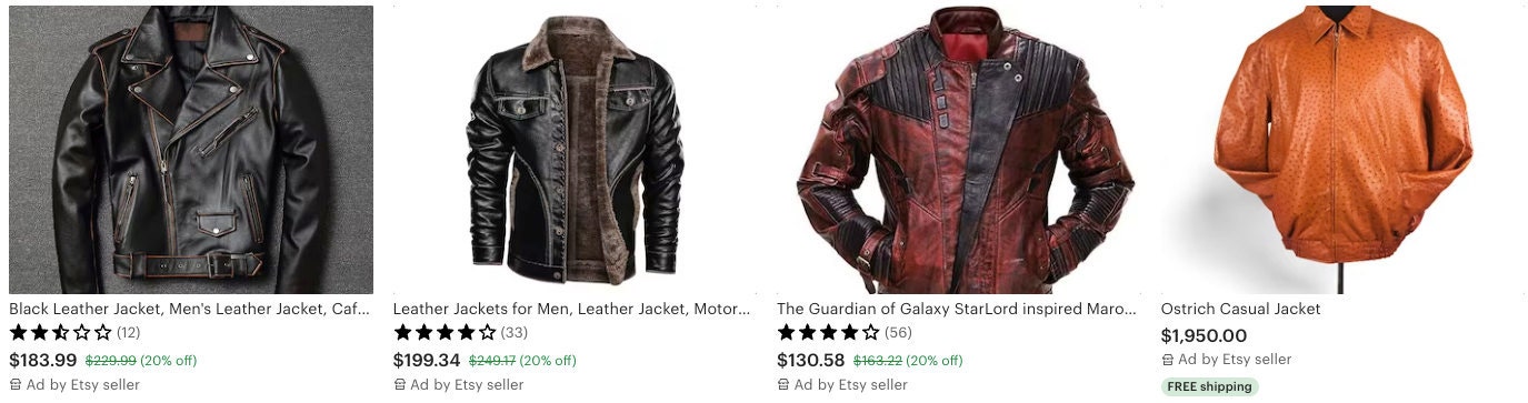 Personalized Ad results for the query jacket