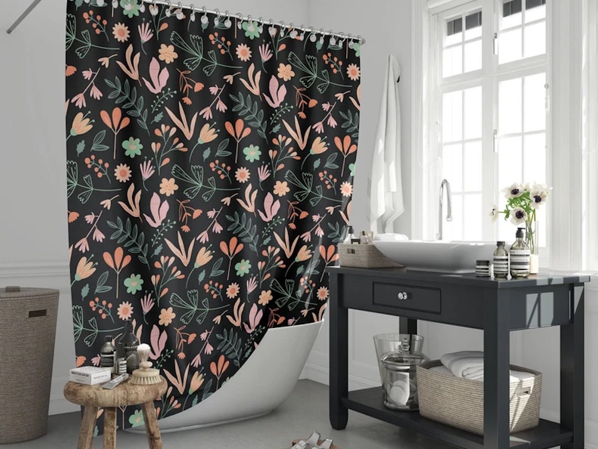 Sexy America Womem Shower Curtain Waterproof Fabric Bathroom Decor