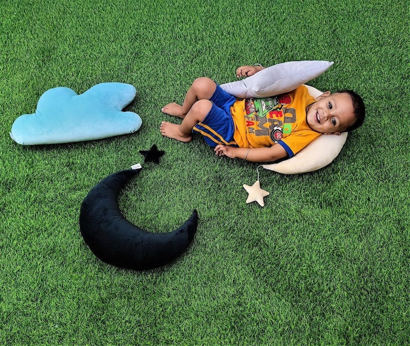 Celestial pillows from Etsy Seller Quiltella