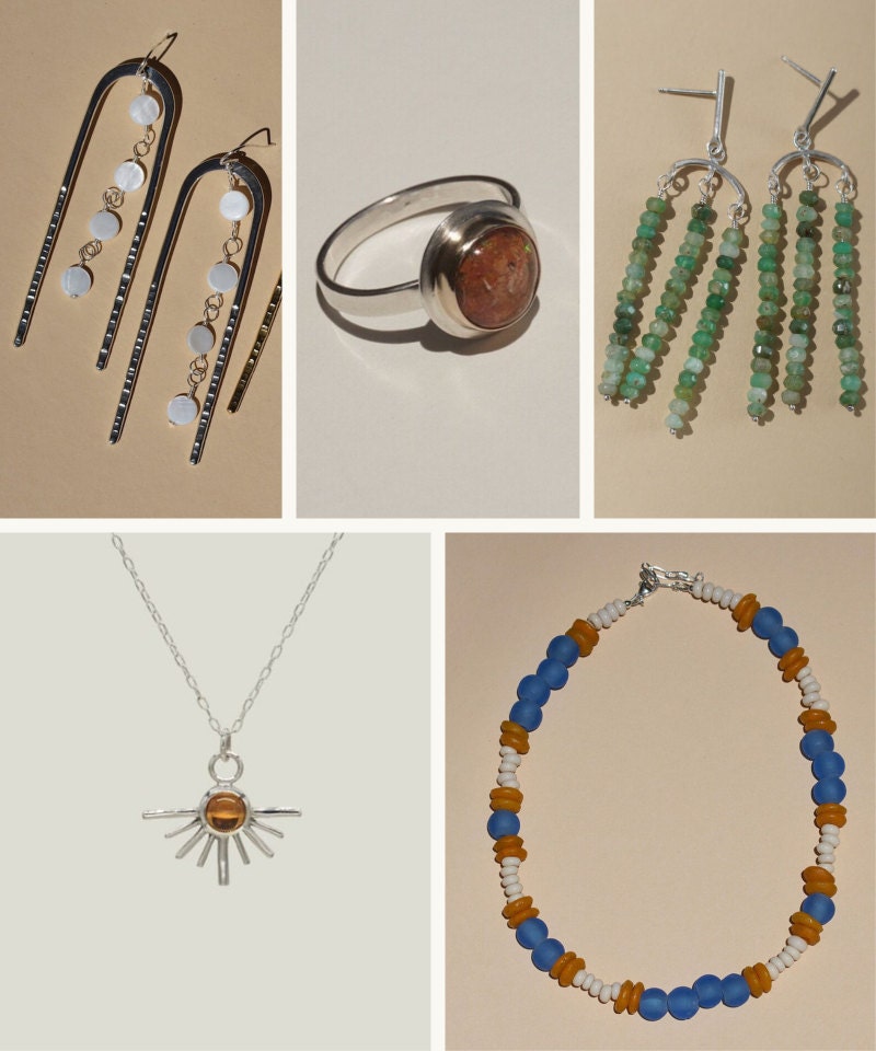 Handcrafted sterling silver jewelry on Etsy