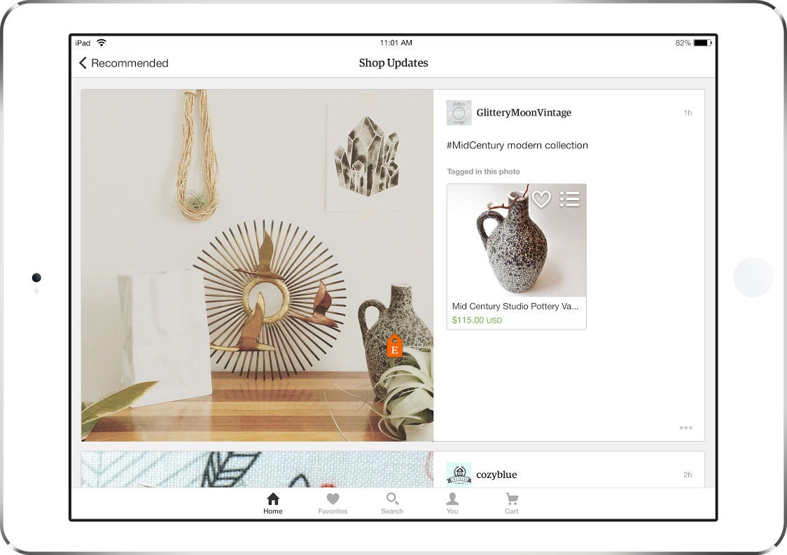 Shop Updates in the Sell on Etsy App