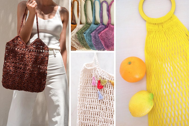 Raffia tote, french market bags, yellow vintage bag and natural woven bag Raffia tote, french market bags, yellow vintage bag and natural woven bag