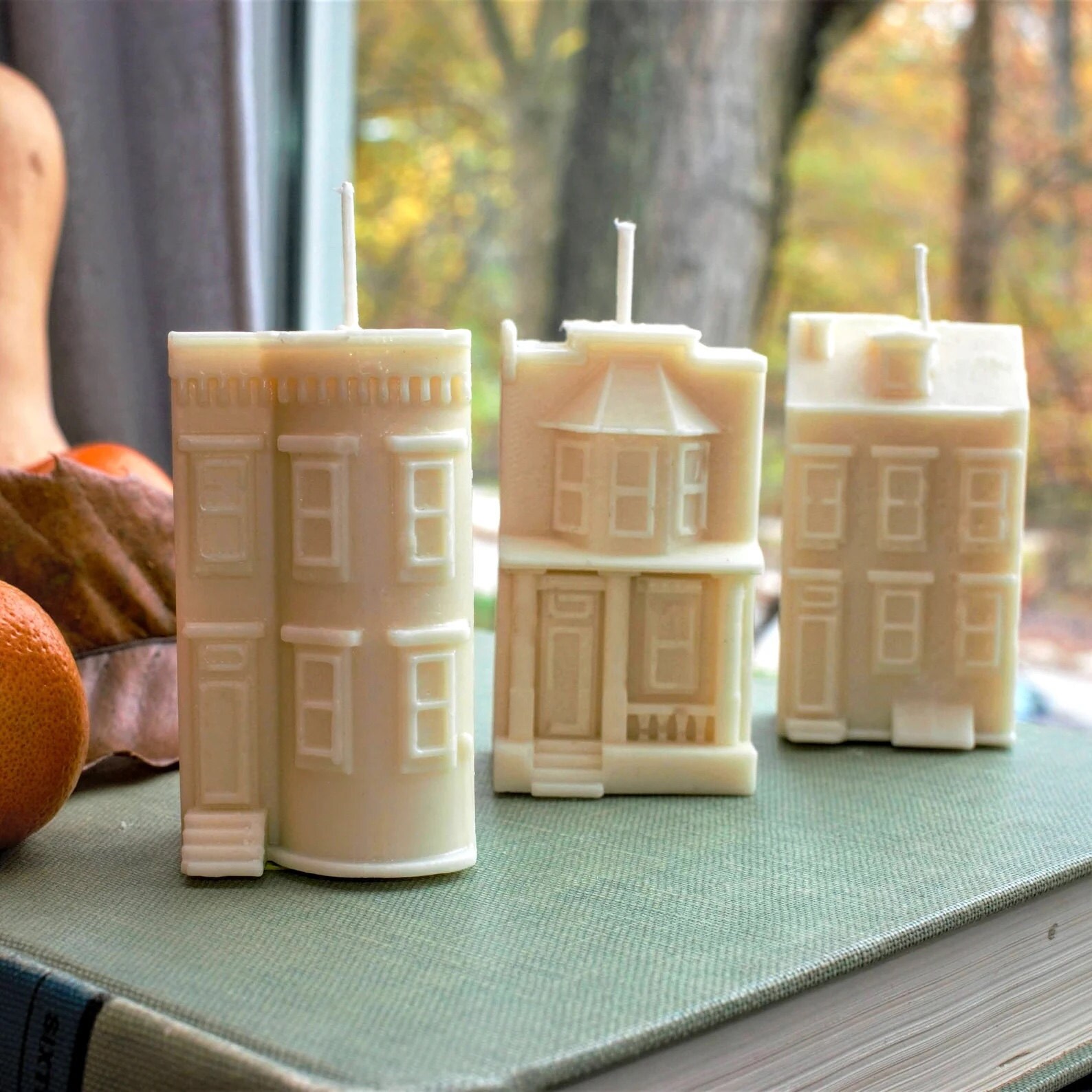Row house candle from Etsy