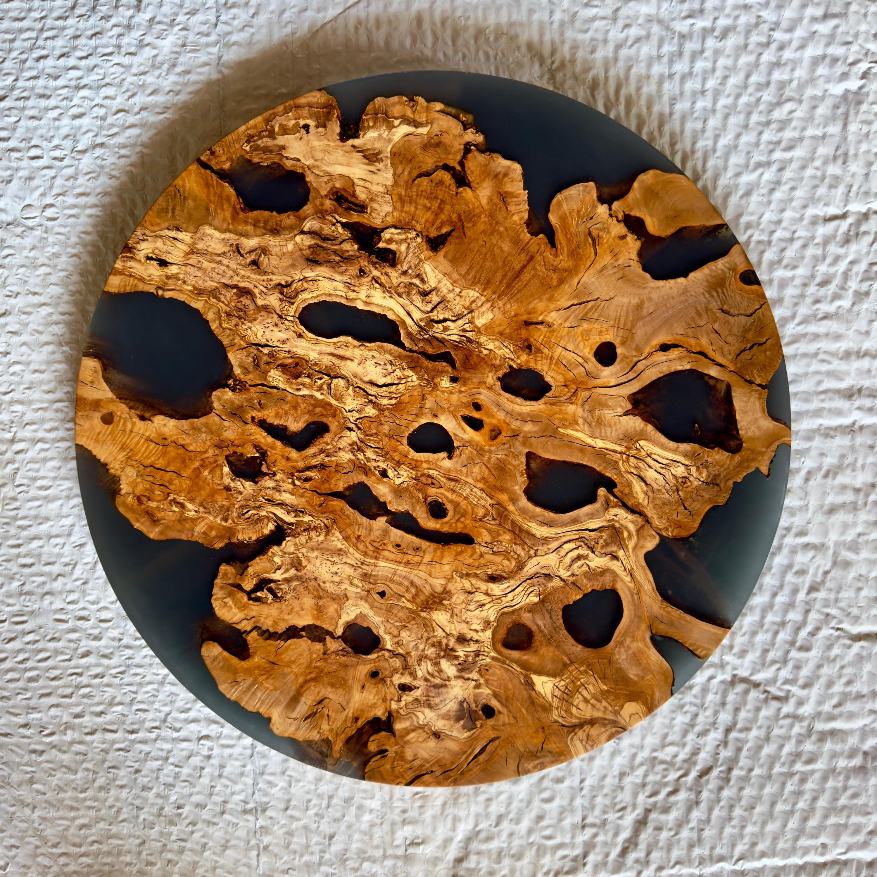 Gallery - Olive Root & Burl Diamond Wire Cut