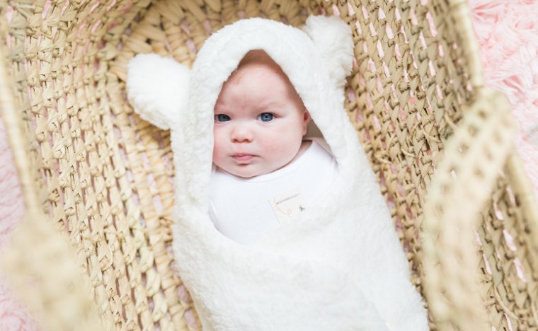 Blue mellow cheap baby swaddle wrap