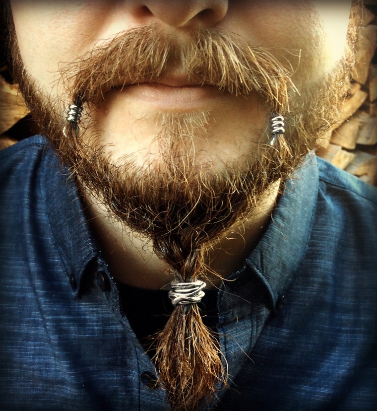 Dwarvendom Beard Bead Kit STAINLESS STEEL Viking Beard Ring