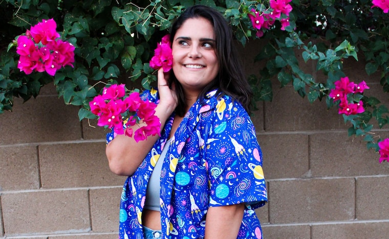 Geek Tropical Astro Boy Space Button Up Shirt