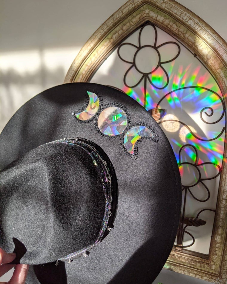 Be the light you wish to see, namaste Pisces sun catcher hat! 61755444592352.jpg main image 4