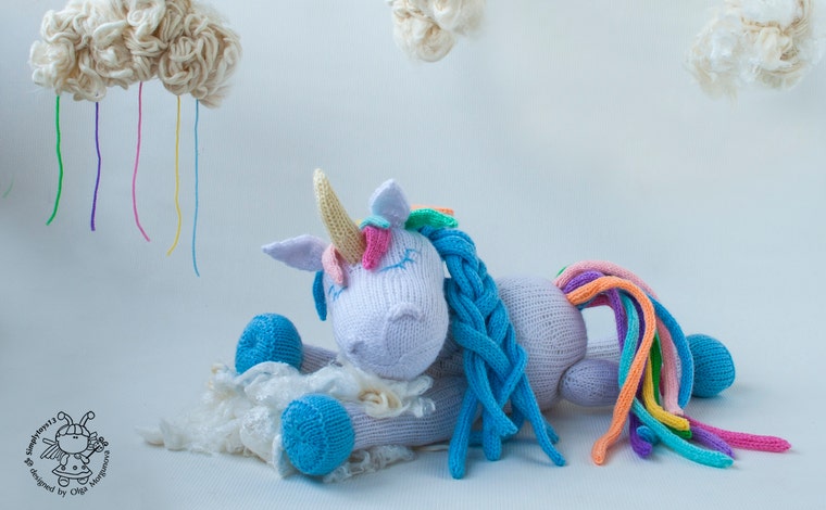 Make Your Own Stuffed Animal Mini 8 Inch Very Soft Cuddly Stardust the Unicorn K 