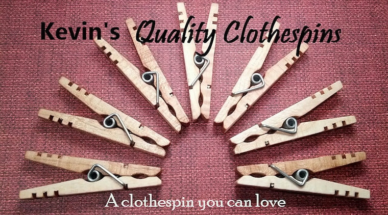 Clothespins, Heavy Duty Clothespins, Kevin's Quality Clothespins™, American  Made, and Strong Clothespins, Perfect for Crafting and Laundry 