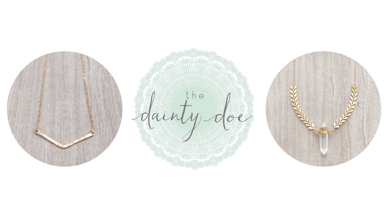 Dainty doe jewelry deals