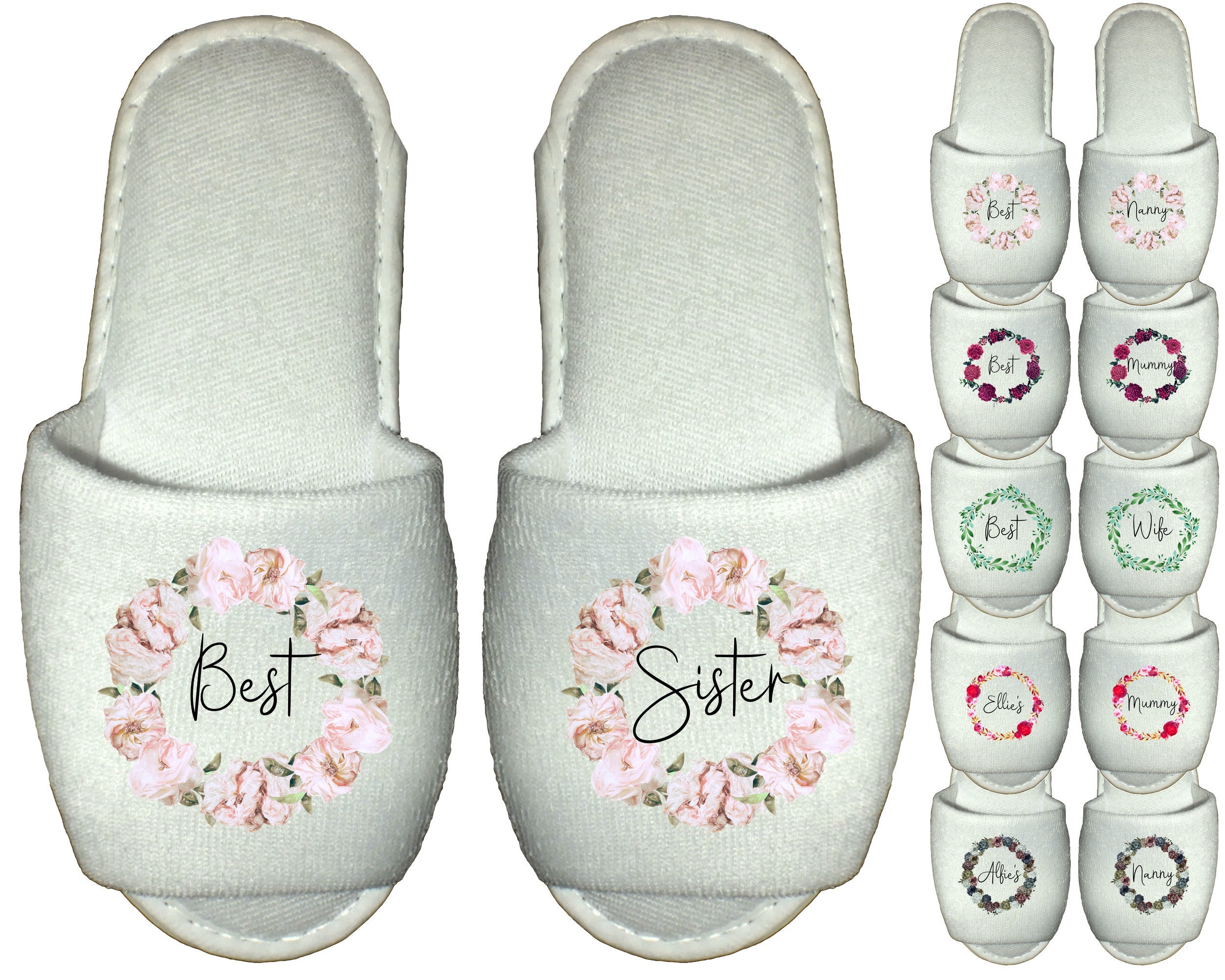 personalised baby slippers