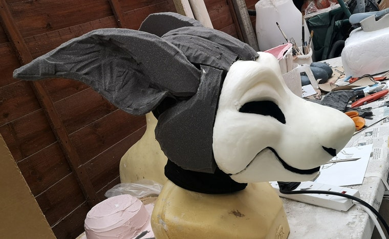 Critter soft foam head base for costumes, mascots and fursuits. – Runaway  Workshop