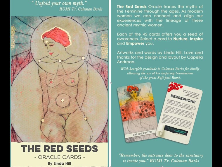 お値下げ　THE RED SEEDS ORACLE CARDS The RED SEEDS ORACLE Cards 1 & 2 ∙ a Journey Through the