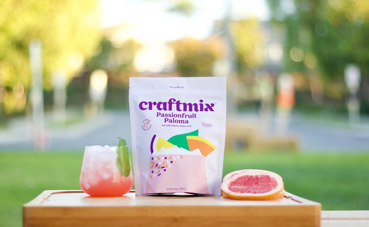Craftmix Cocktail Mix Passionfruit Paloma Flavor Skinny Natural