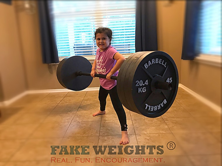 Fake Weights - Photo props, Movie Props, Gag Gifts, Pranks, Weights Set,  Not 45 lb Weight Plates, Fitness Gym Gifts, Creative Marketing ideas, Foam